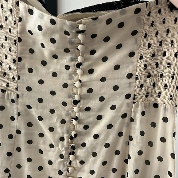 Freepeople Polka Dot Strapless Dress - Picture 7 of 10